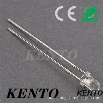 Water Clear Through Hole Long legs Yellow Ultra bright LED Diode